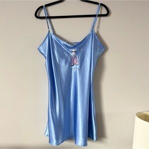 Y2K La Senza Blue Nightgown / Cat Slip Dress 🩵🐈
